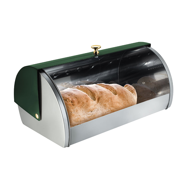 Bread Box w/ Metallic Door - Emerald