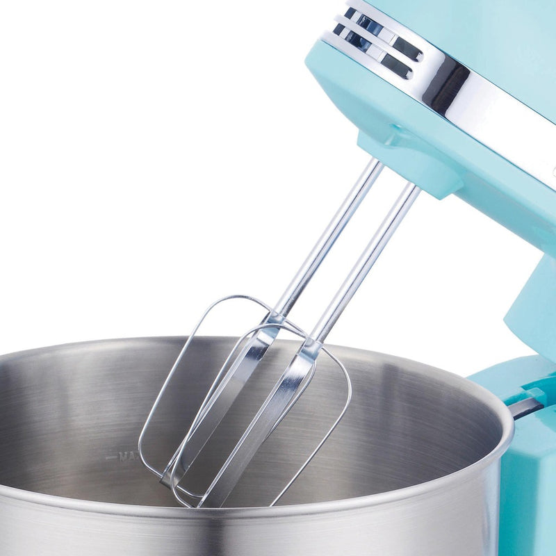 5-Speed Stand Mixer with 3-Quart Stainless Steel Mixing Bowl (Blue)