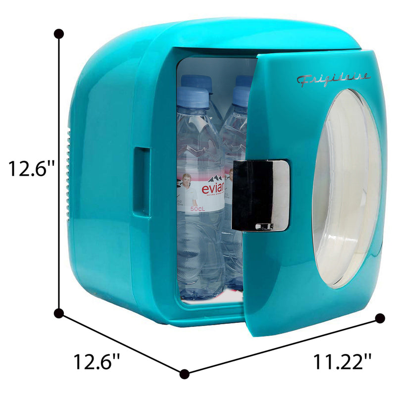9-Liter 12-Can Portable Retro Mini Beverage Cooler