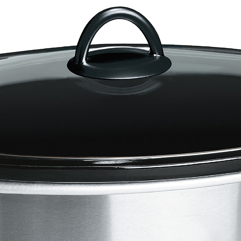 7-Quart 270-Watt Slow Cooker with Stainless Steel Finish
