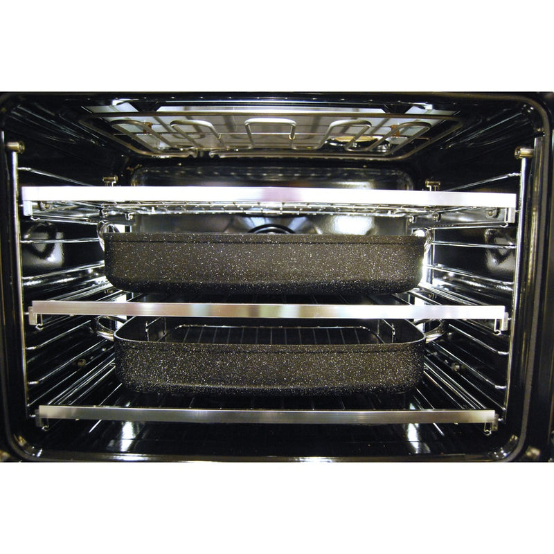THE ROCK™ by Starfrit® 17" Roaster with Rack & Stainless Steel Handles