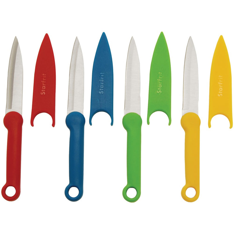 Paring Knife Set with Covers