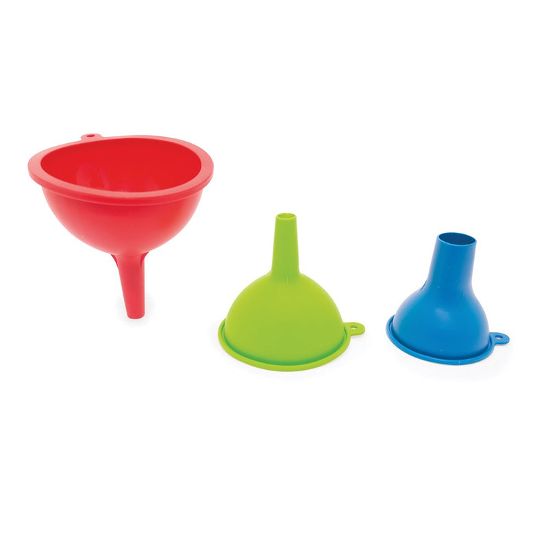 3-Piece Silicone Funnel Set