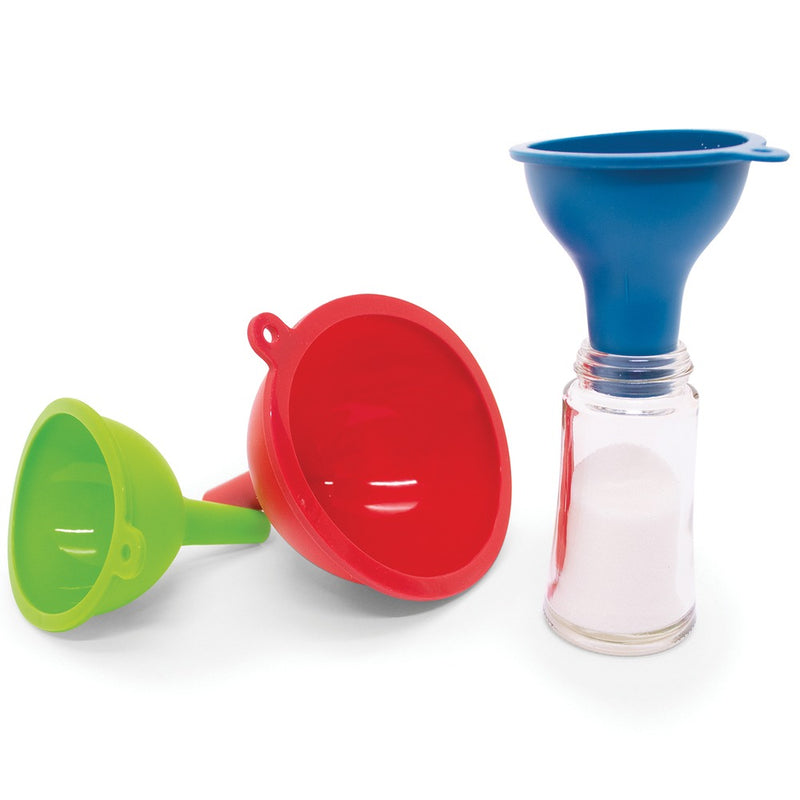 3-Piece Silicone Funnel Set