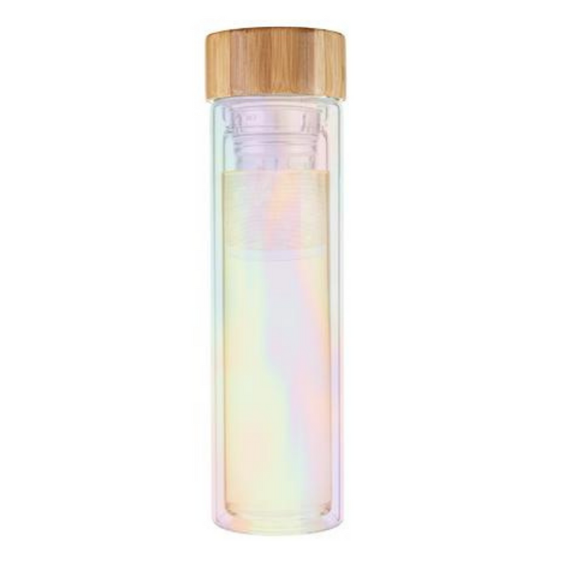 Blair™ Iridescent Glass Travel Infuser Mug by Pinky Up