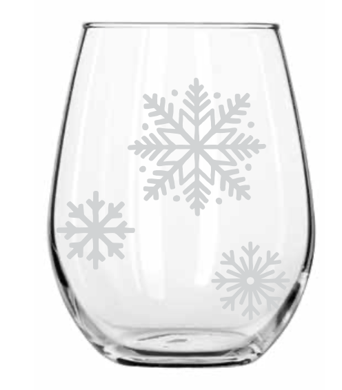 scattered-snowflakes-stemless-wine-glass-by-twine